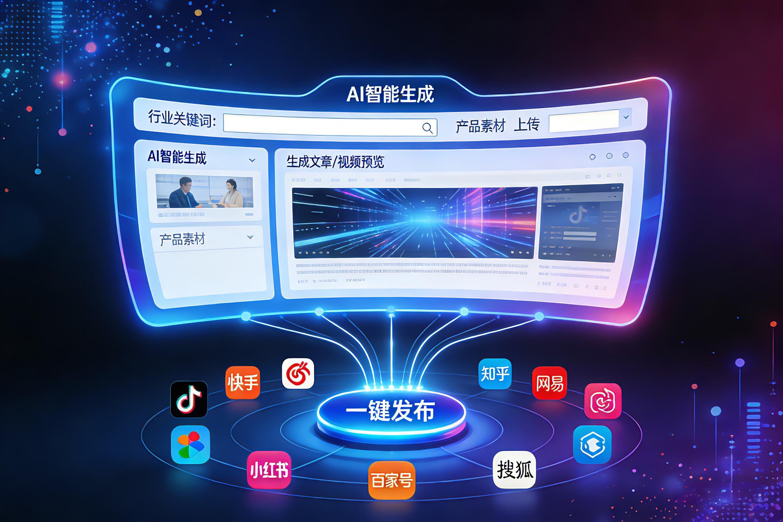 AI创作发布系统演示